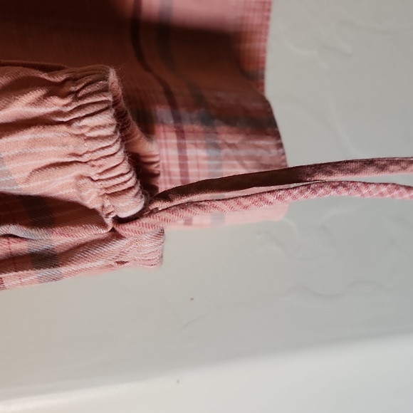 Madewell Morning view Top Size M Orange Plaid Button down - Picture 5 of 6